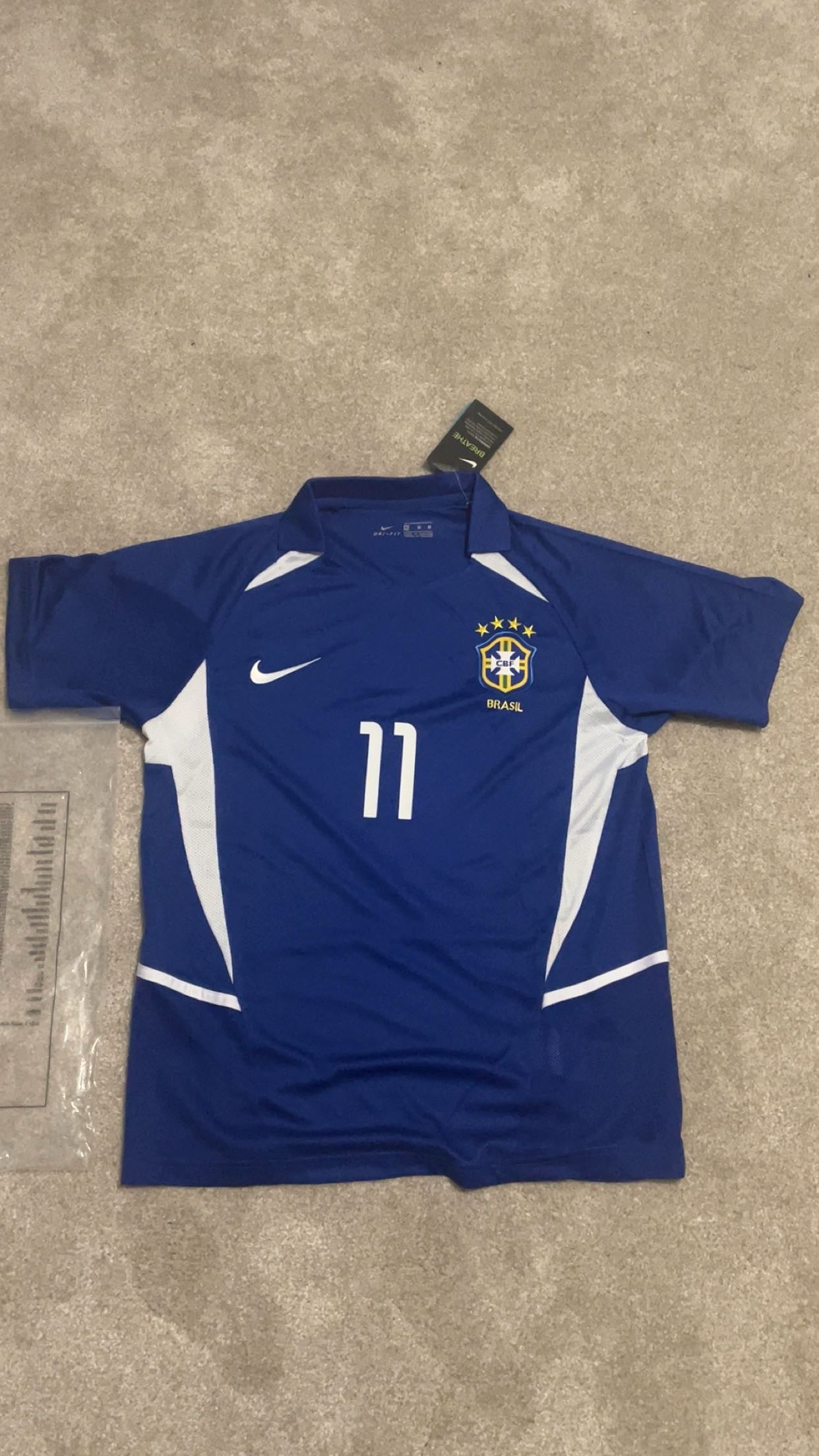 Ronaldinho Classic Shirt - 2002 Brazil Away