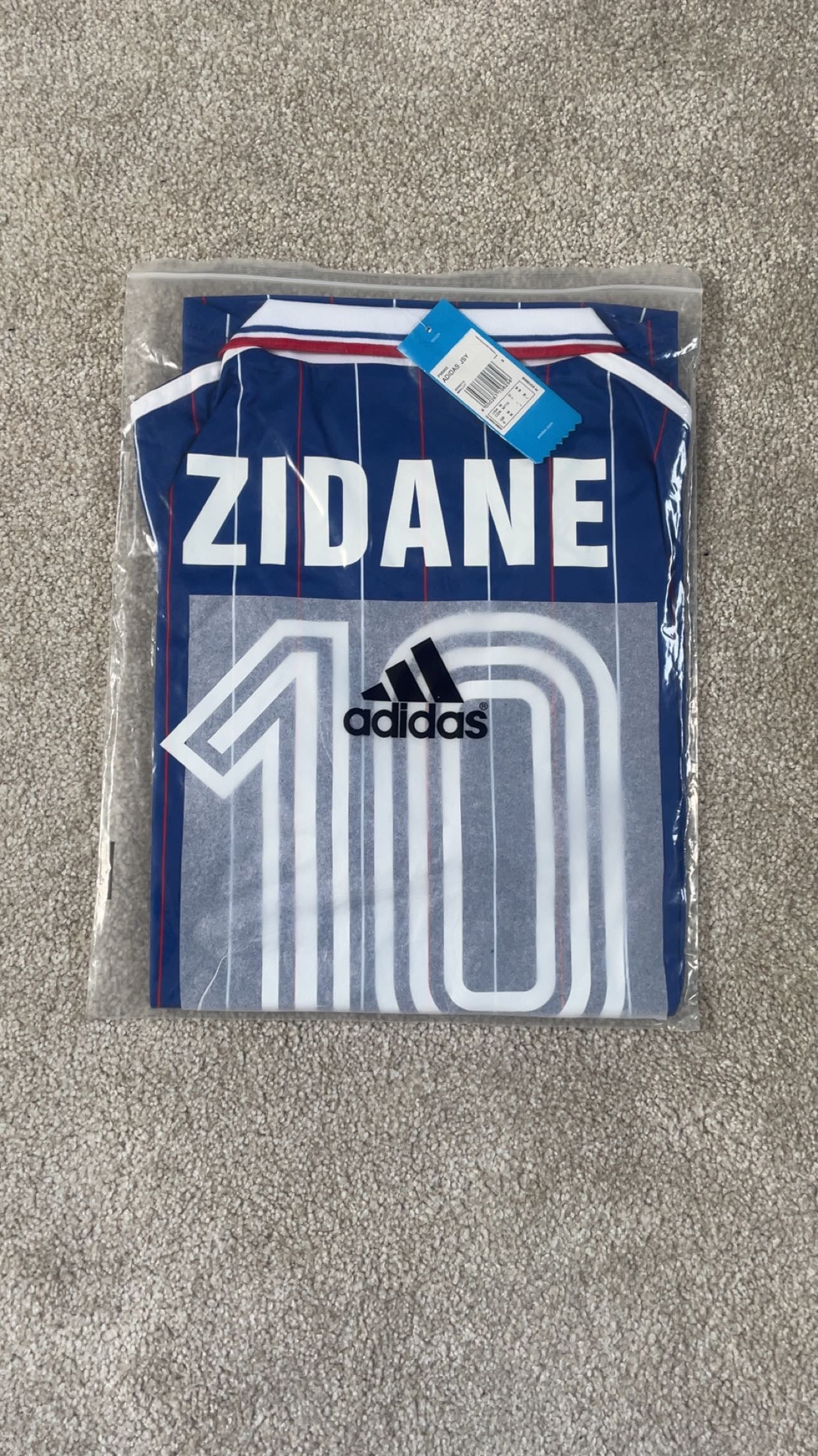 Zidane #10 France Home 1982 - Medium