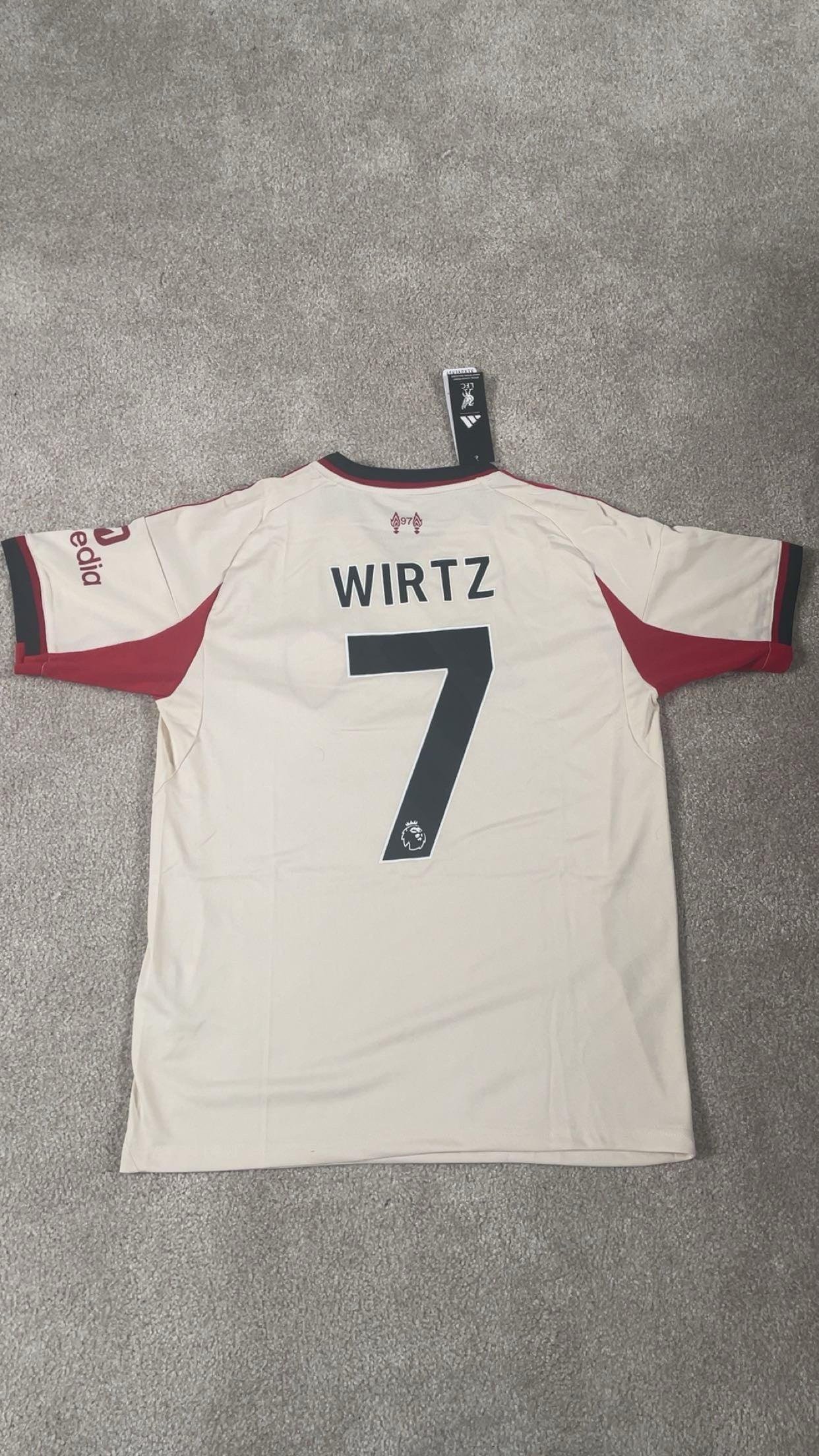 Wirtz #7 Liverpool Away 25/26 - Medium Men’s