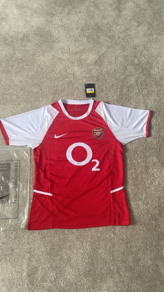 Thierry Henry Arsenal 2002/03 Home Retro Football Shirt – Small | Vintage Soccer Jersey