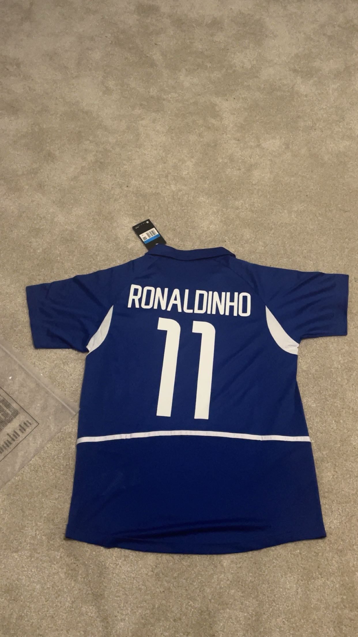 Ronaldinho Classic Shirt - 2002 Brazil Away