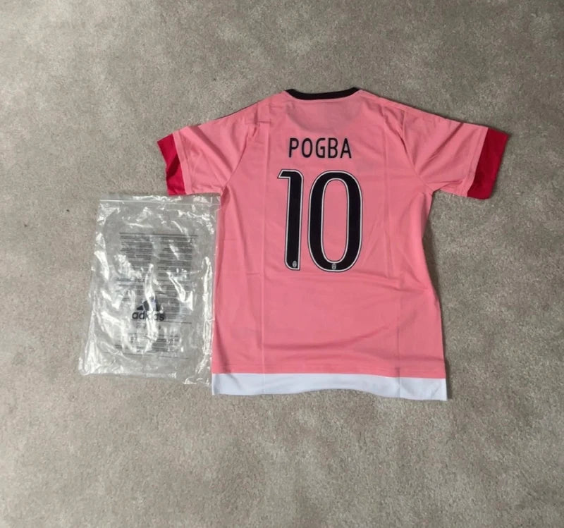 Paul Pogba 2015/2016 Juventus Away Shirt – Pink – Men’s Medium