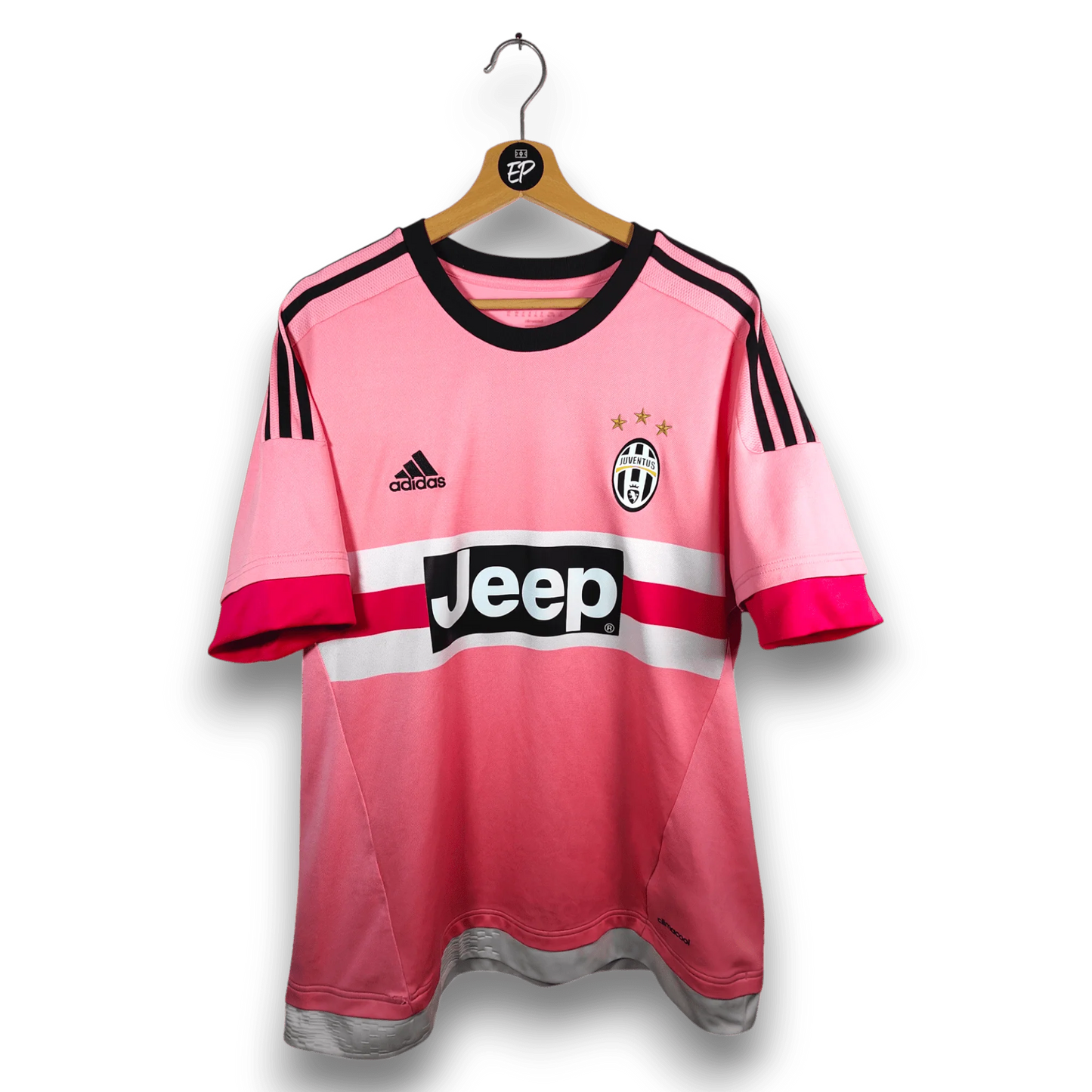 Paul Pogba 2015/2016 Juventus Away Shirt – Pink – Men’s Medium