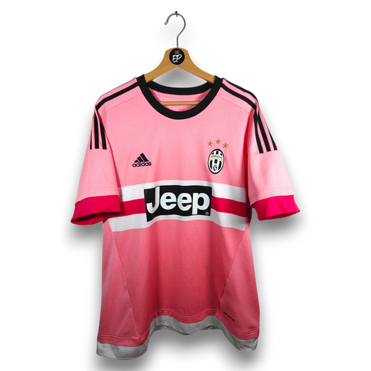 Paul Pogba 2015/2016 Juventus Away Shirt – Pink – Men’s Medium